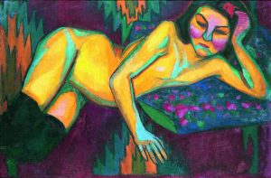 1.Desnudo amarillo Sonia Delaunay (1908)