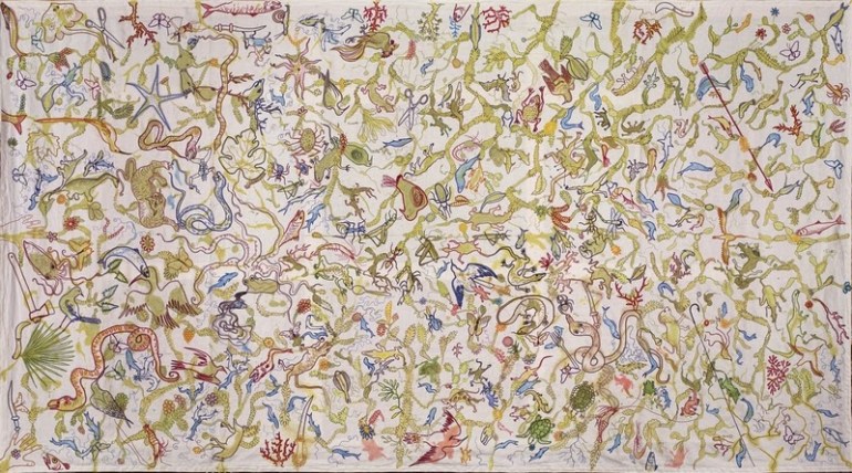 miguel barceló bordado